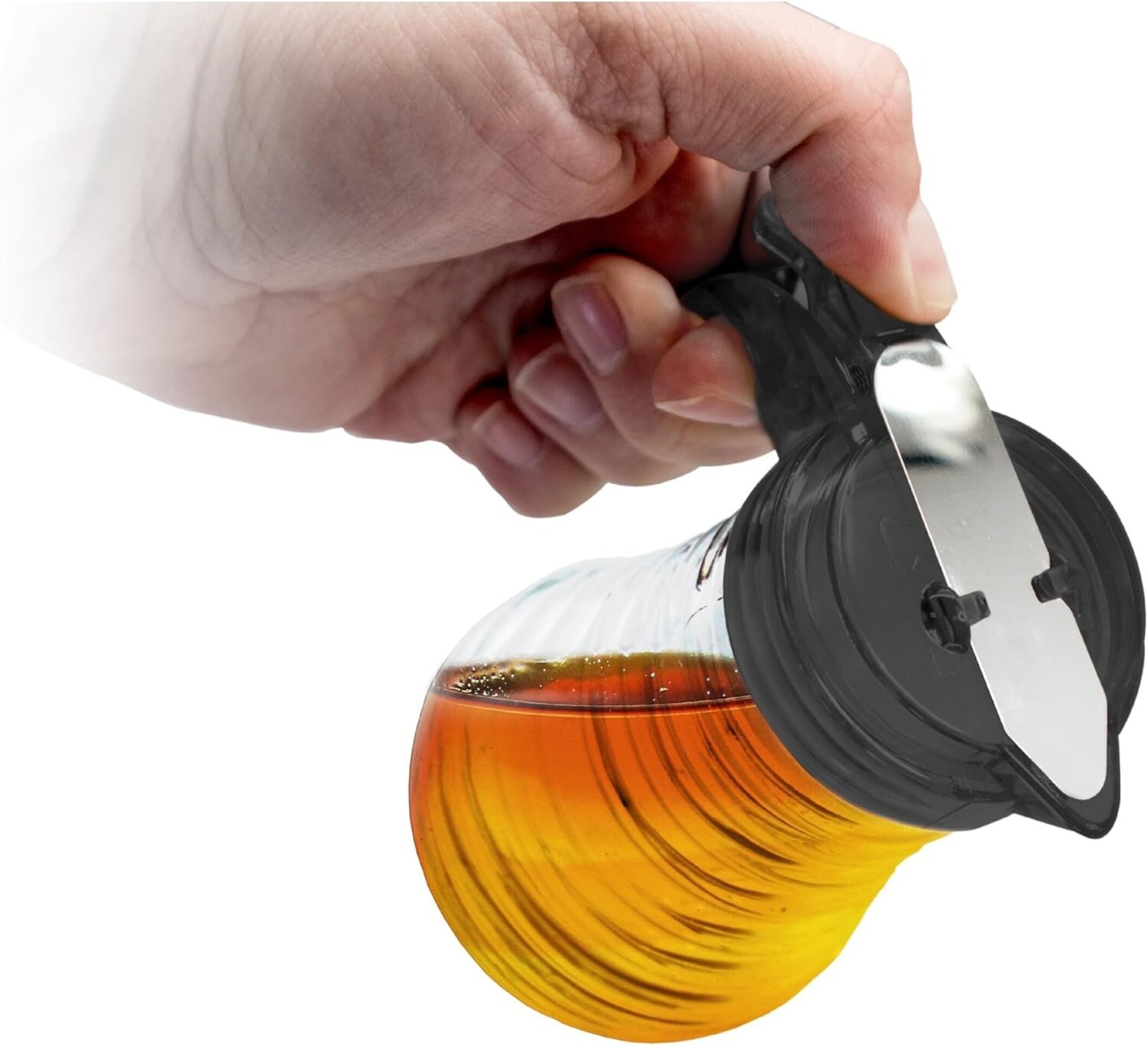 Jarra para Miel de Cristal con Dispensador Antigoteo Automático - 2