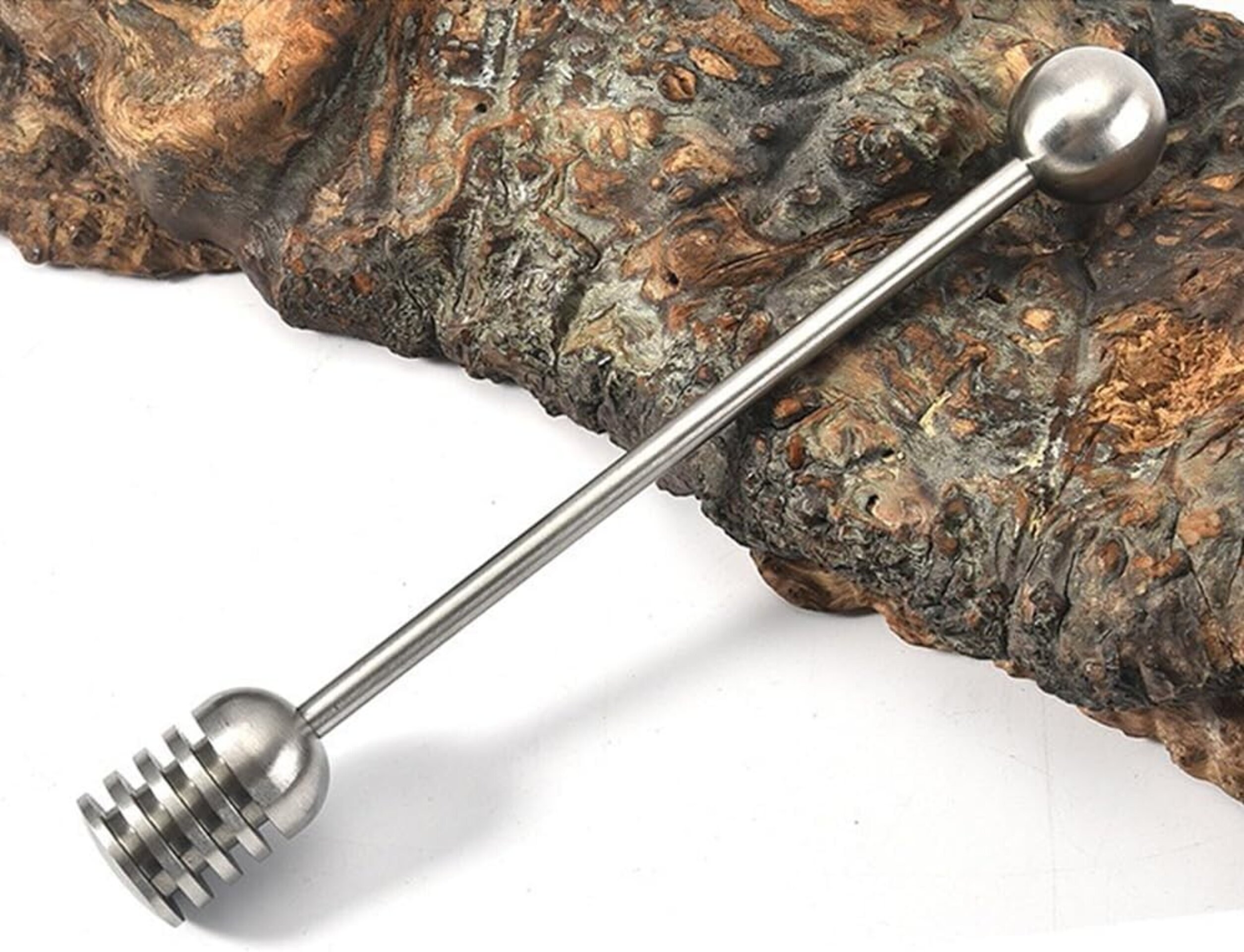 Cuchara - Agitador de Miel de Acero Inoxidable 16 cm - 2