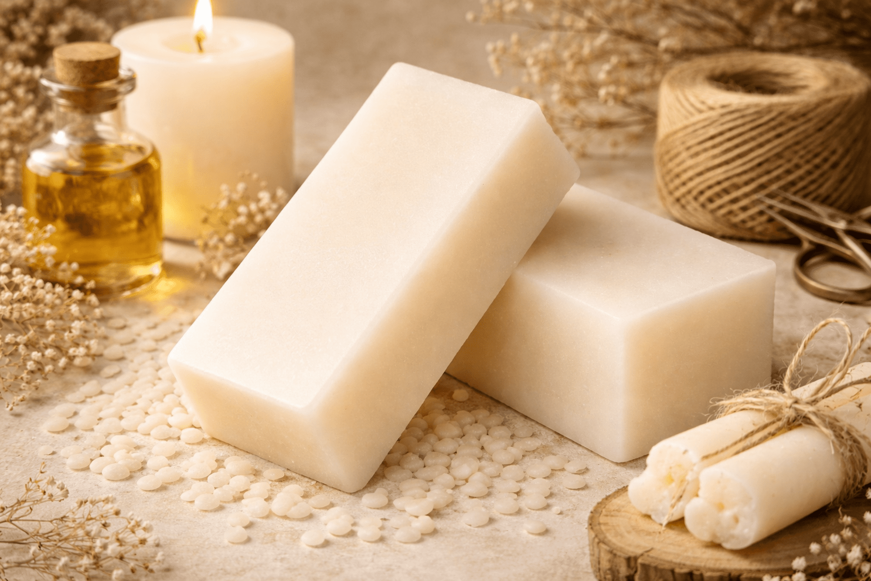 Cera de Abejas Blanca 100% Natural Ideal para Velas - 2