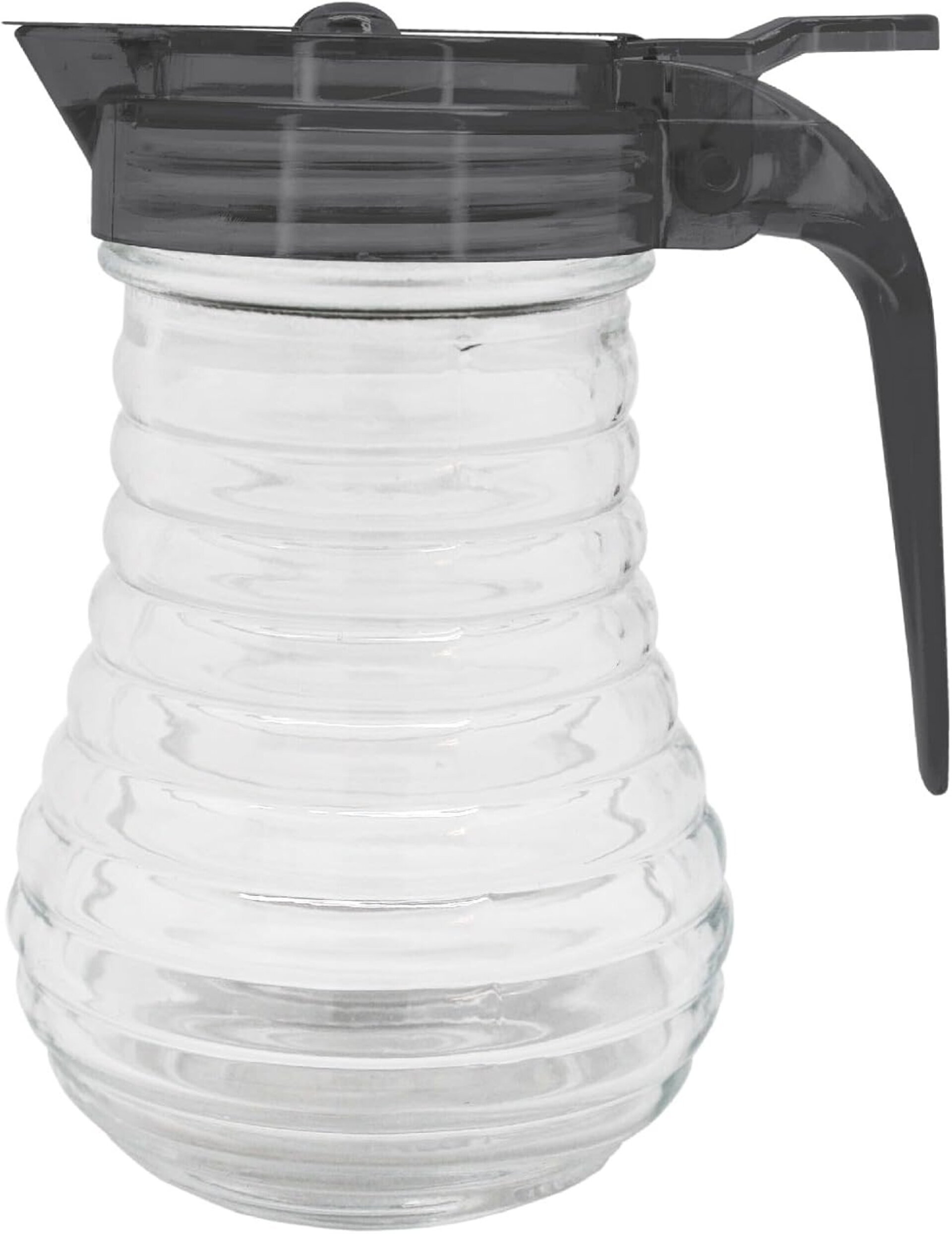 Jarra para Miel de Cristal con Dispensador Antigoteo Automático - 4