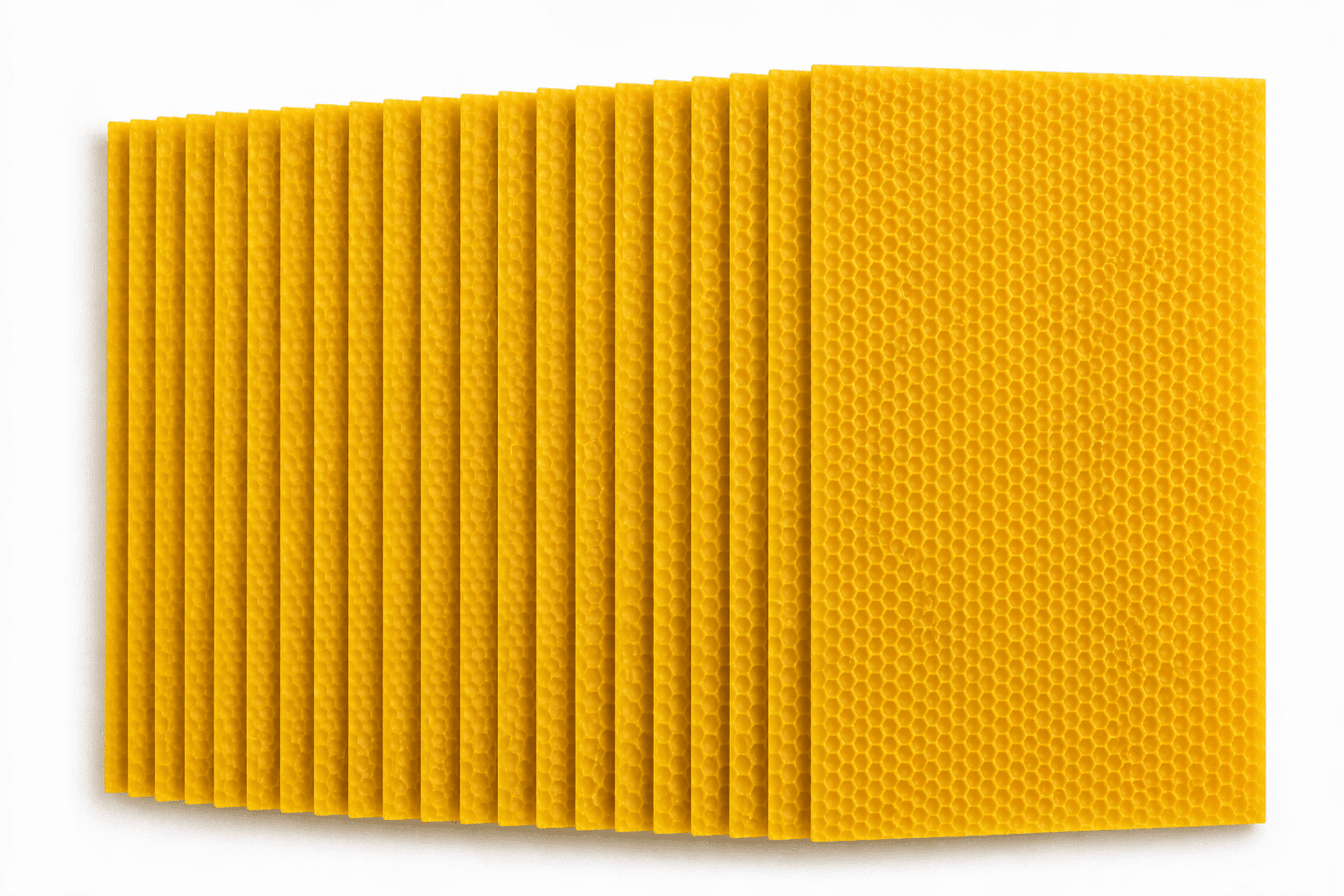 Láminas de Cera de Abeja Natural Amarilla · Apicultura y Velas - 5