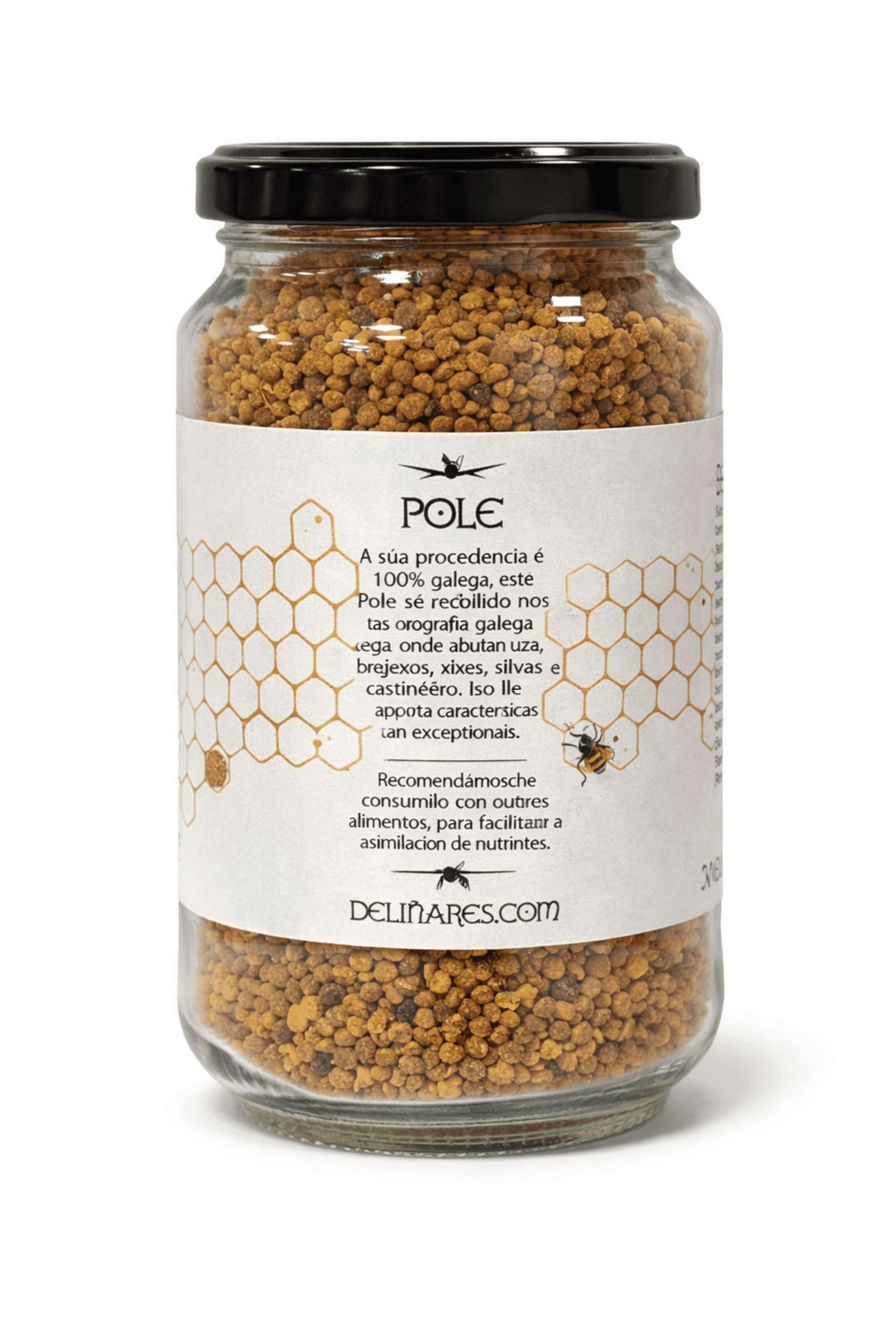 Mel de Liñares Polen Natural de Abeja - de castaño - 3