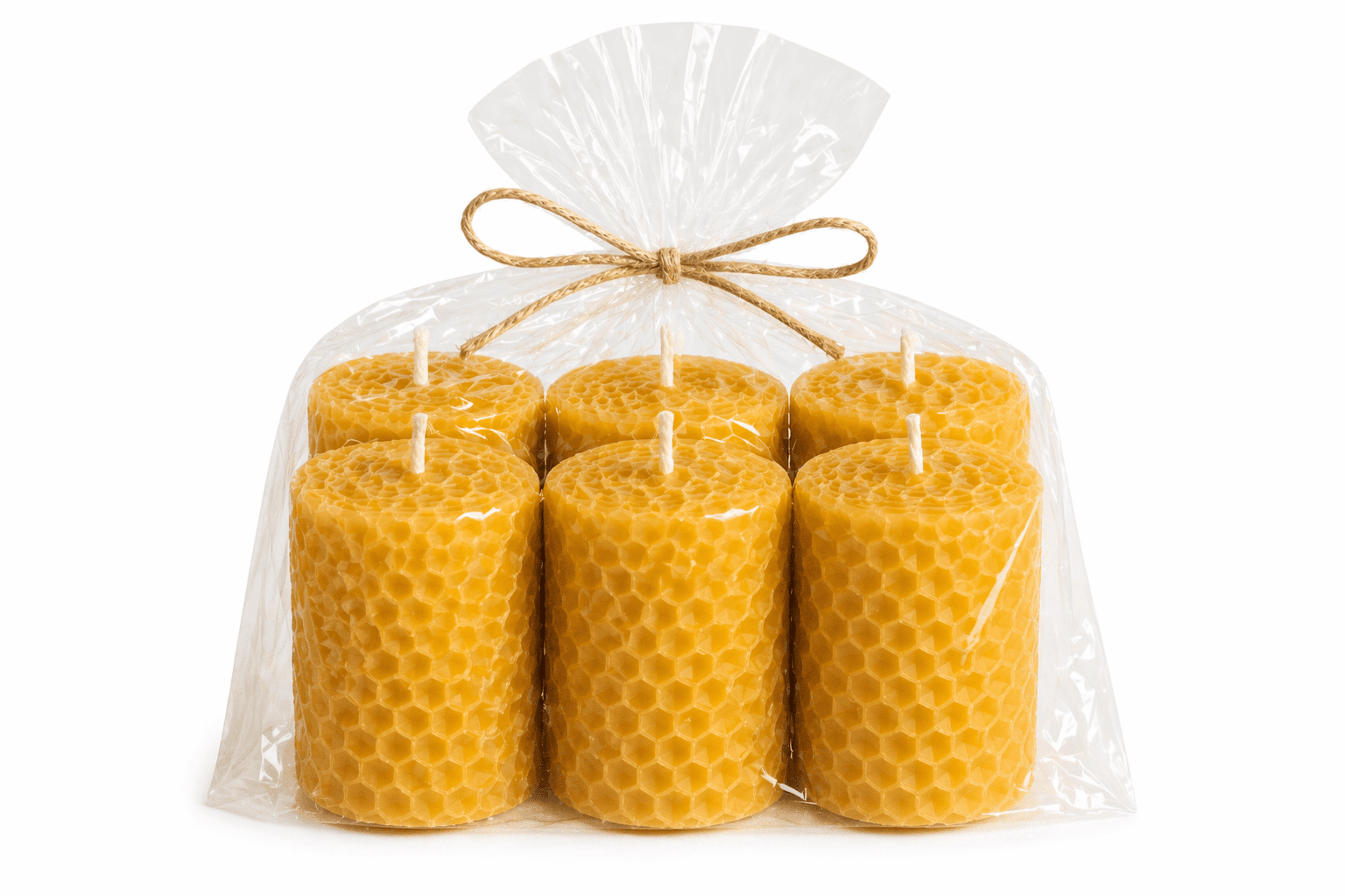 Vela de Cera de Abeja Natural · Diseño Panal | Mel de Liñares - 8