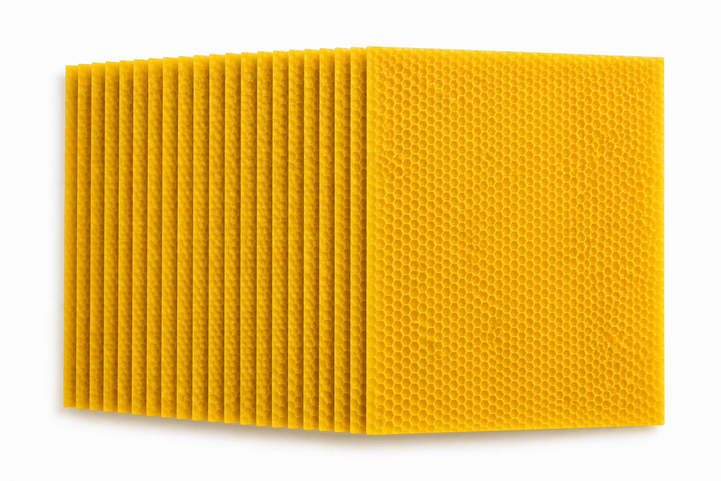 Láminas de Cera de Abeja Natural Amarilla · Apicultura y Velas - 9