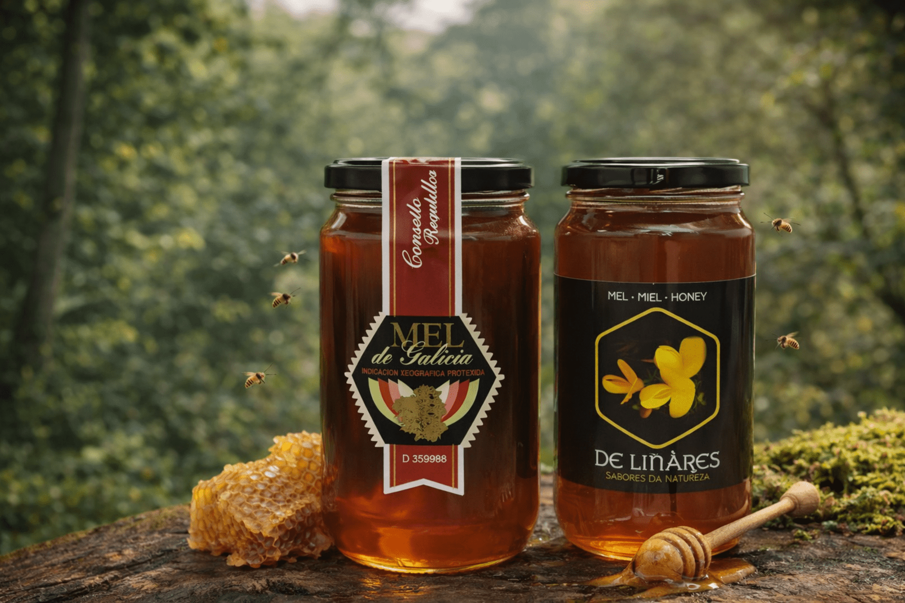 MIEL NATURAL DE LOS BOSQUES DE GALICIA