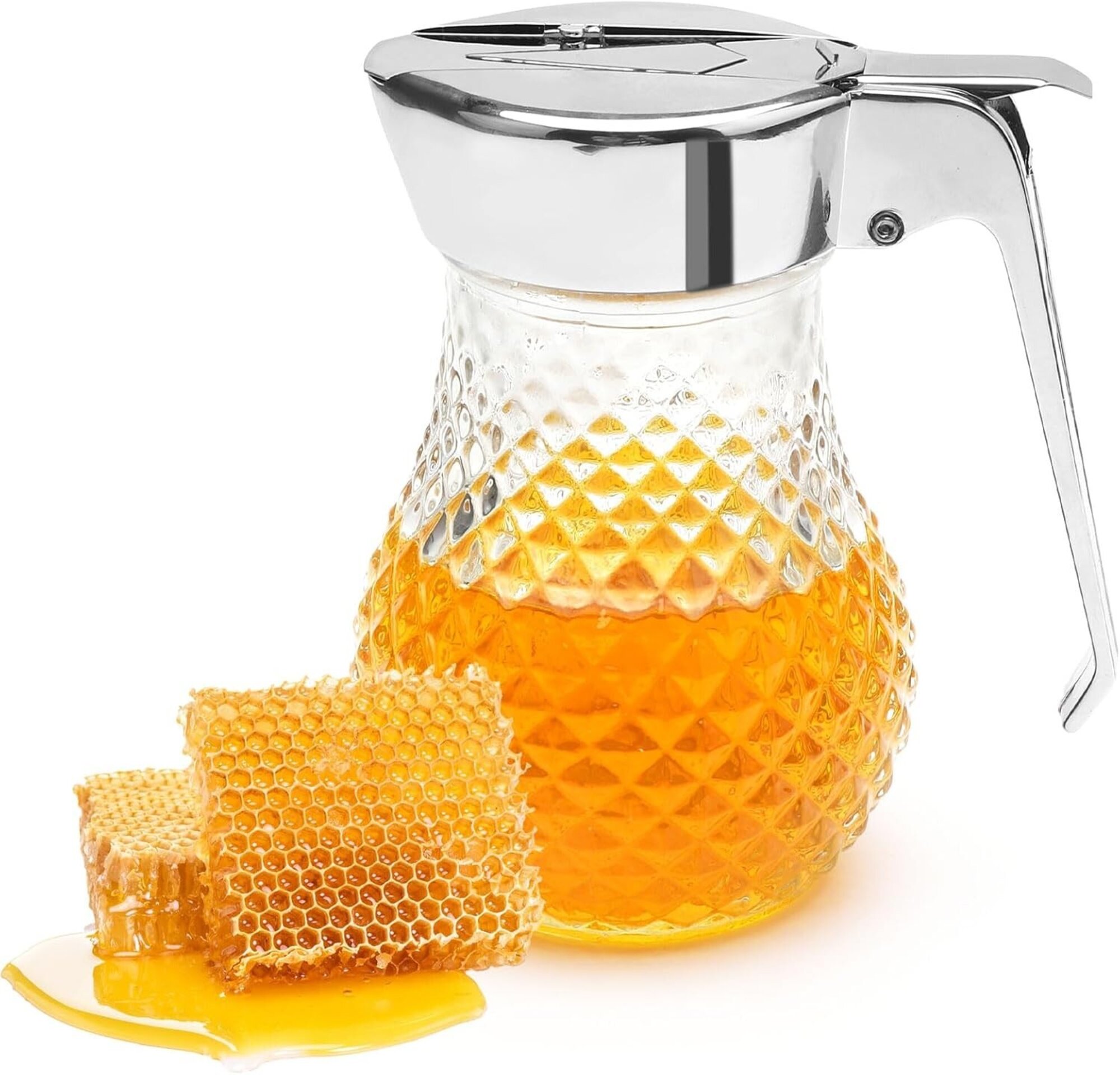 Tarro de Miel (250 ml) con Asa – Dispensador de Jarabe - 8