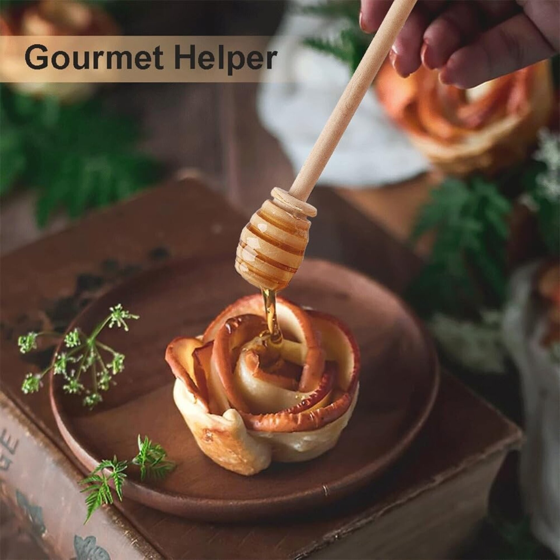 Palitos de Madera para Miel - Cucharas Dispensadoras Naturales - 2
