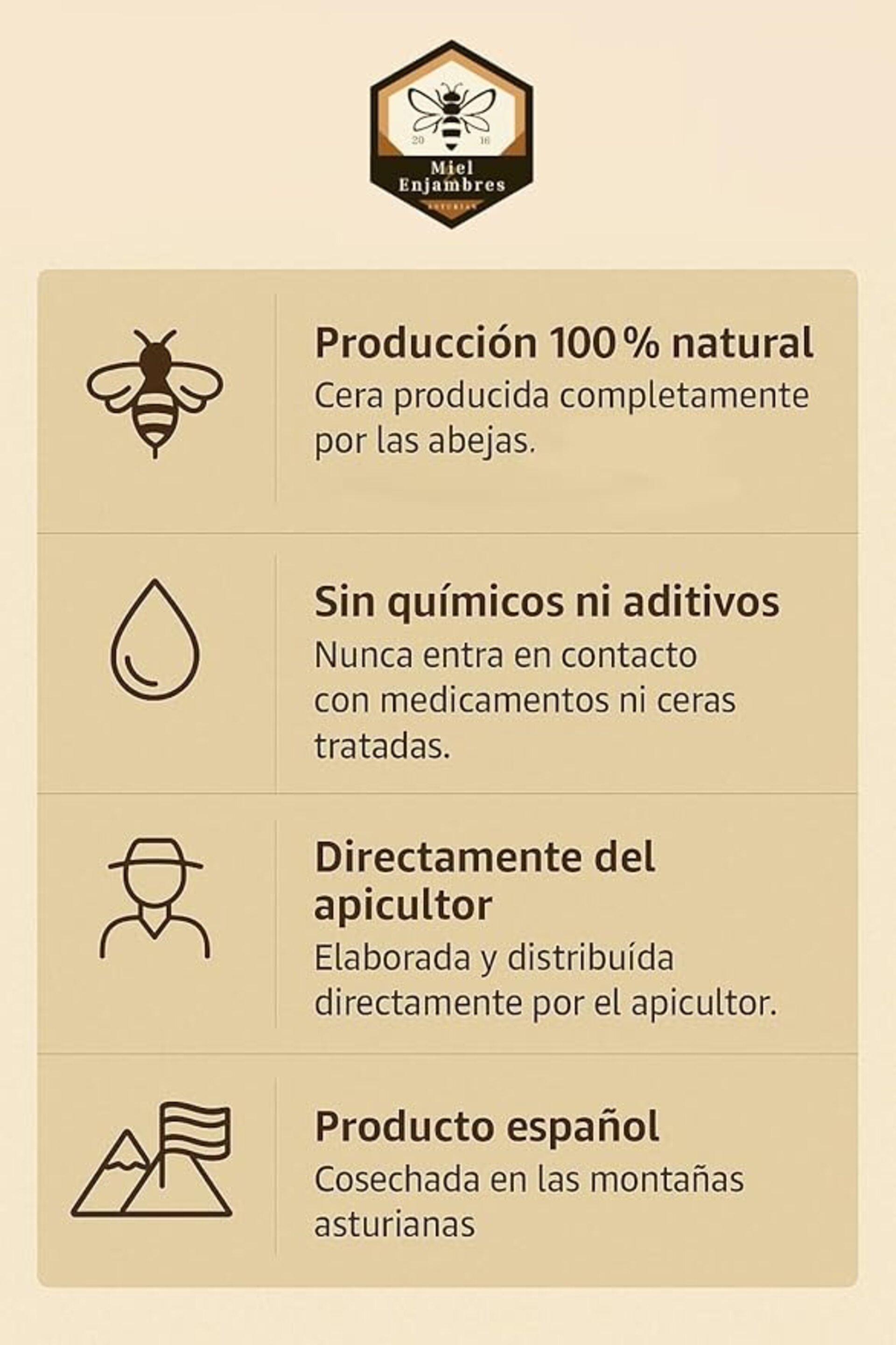 Cera de Abejas Blanca 100% Natural Ideal para Velas - 3