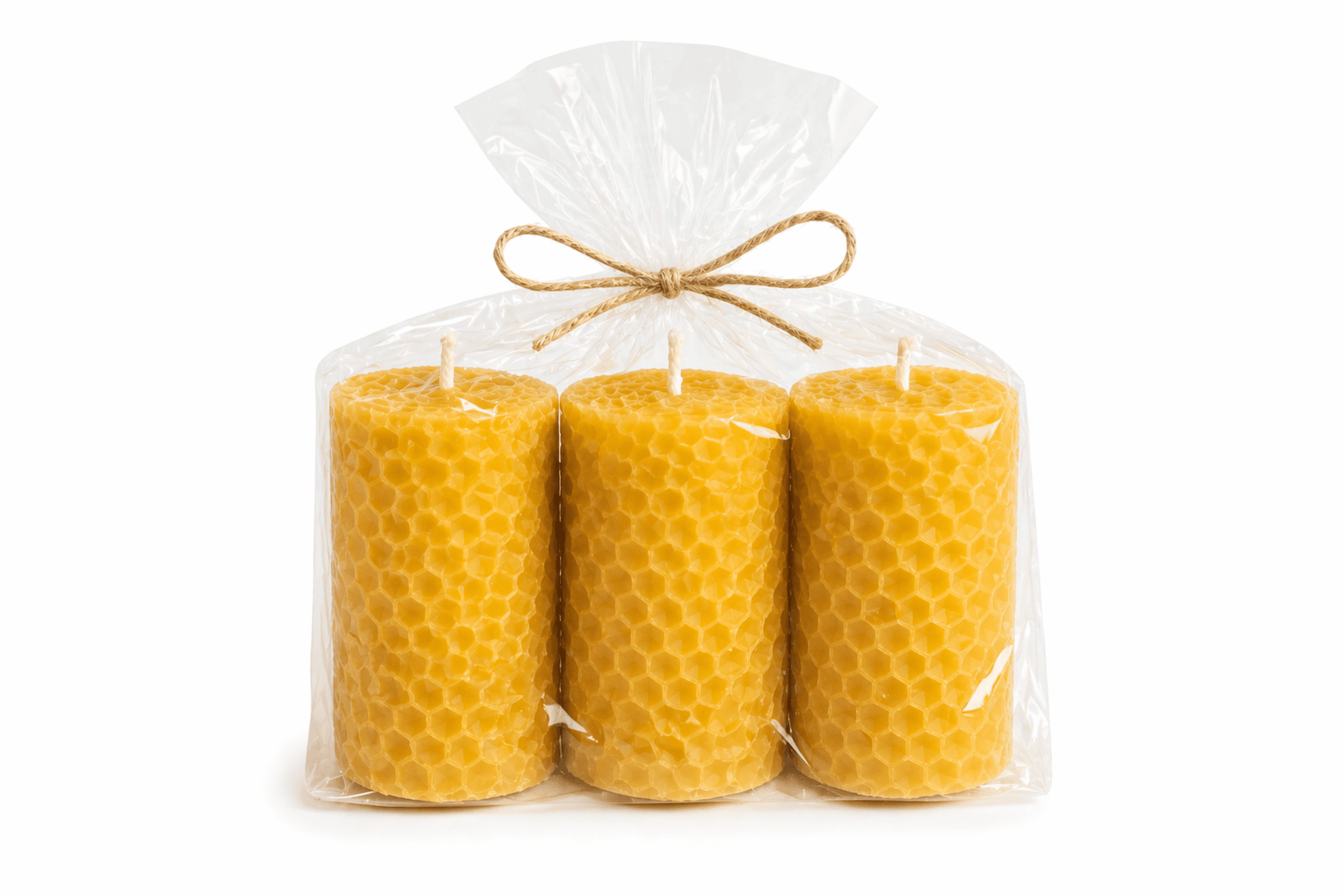 Vela de Cera de Abeja Natural · Diseño Panal | Mel de Liñares - 7