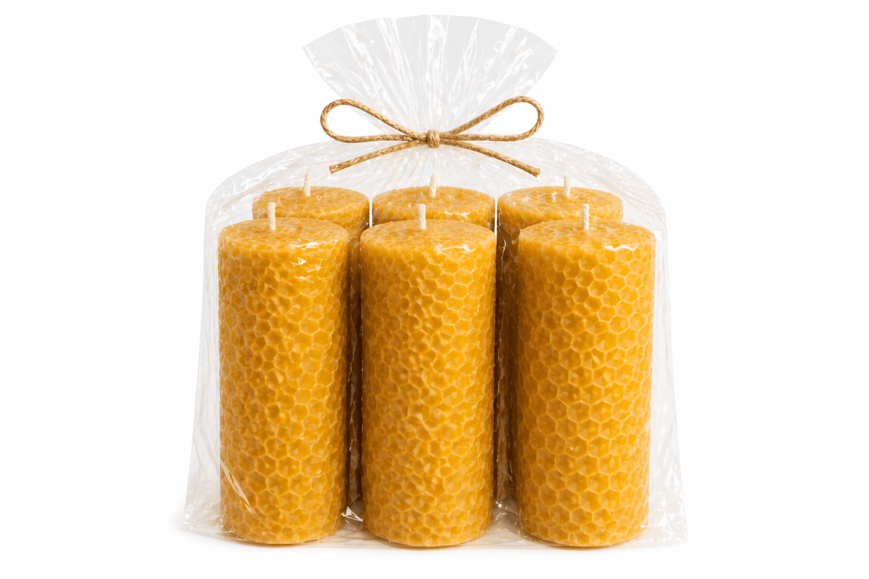 Vela de Cera de Abeja Natural · Diseño Panal | Mel de Liñares - 11