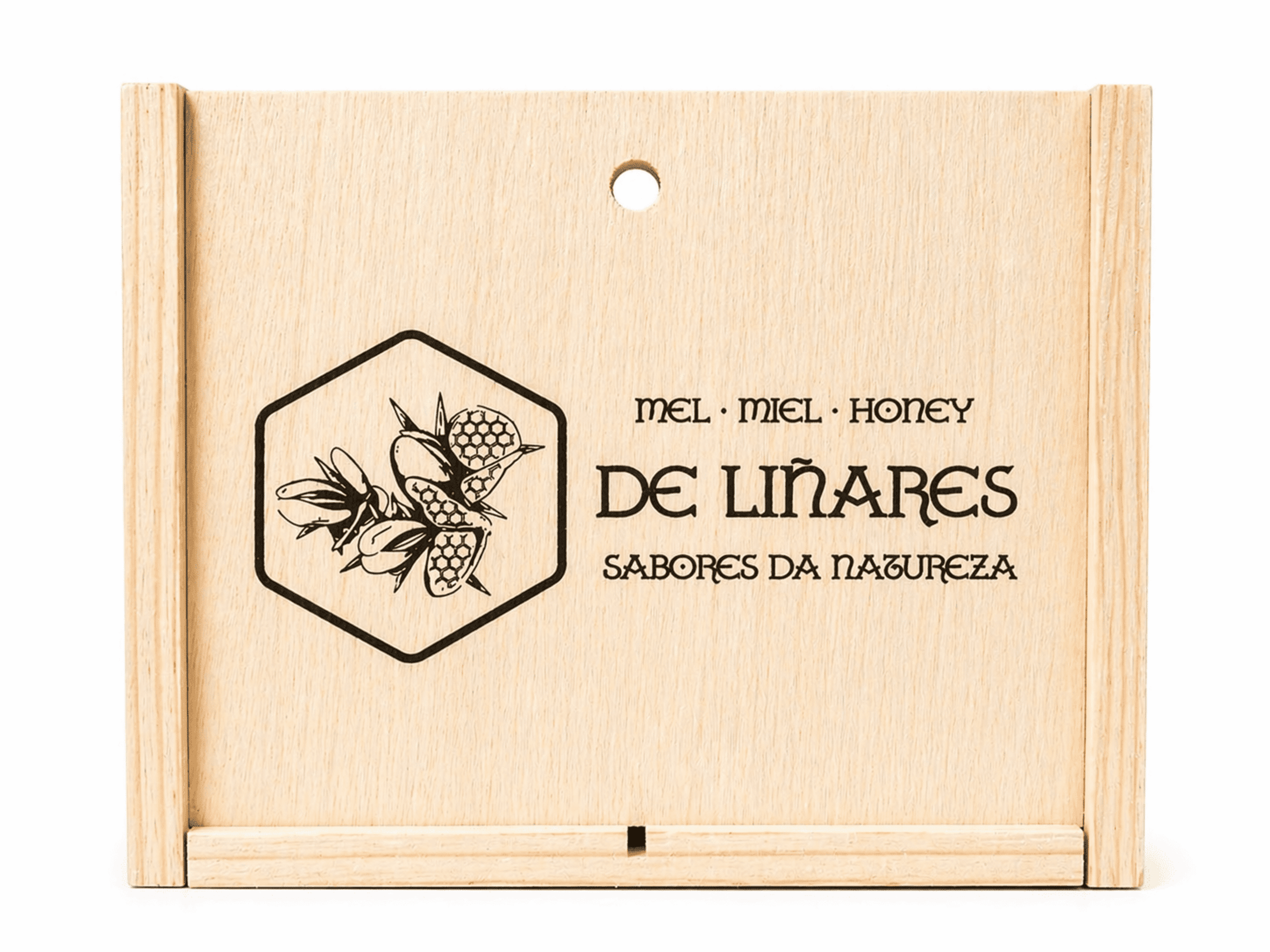 Pack 2 · Sabores da Natureza En Caja De Madera - Mel de Liñares - 2